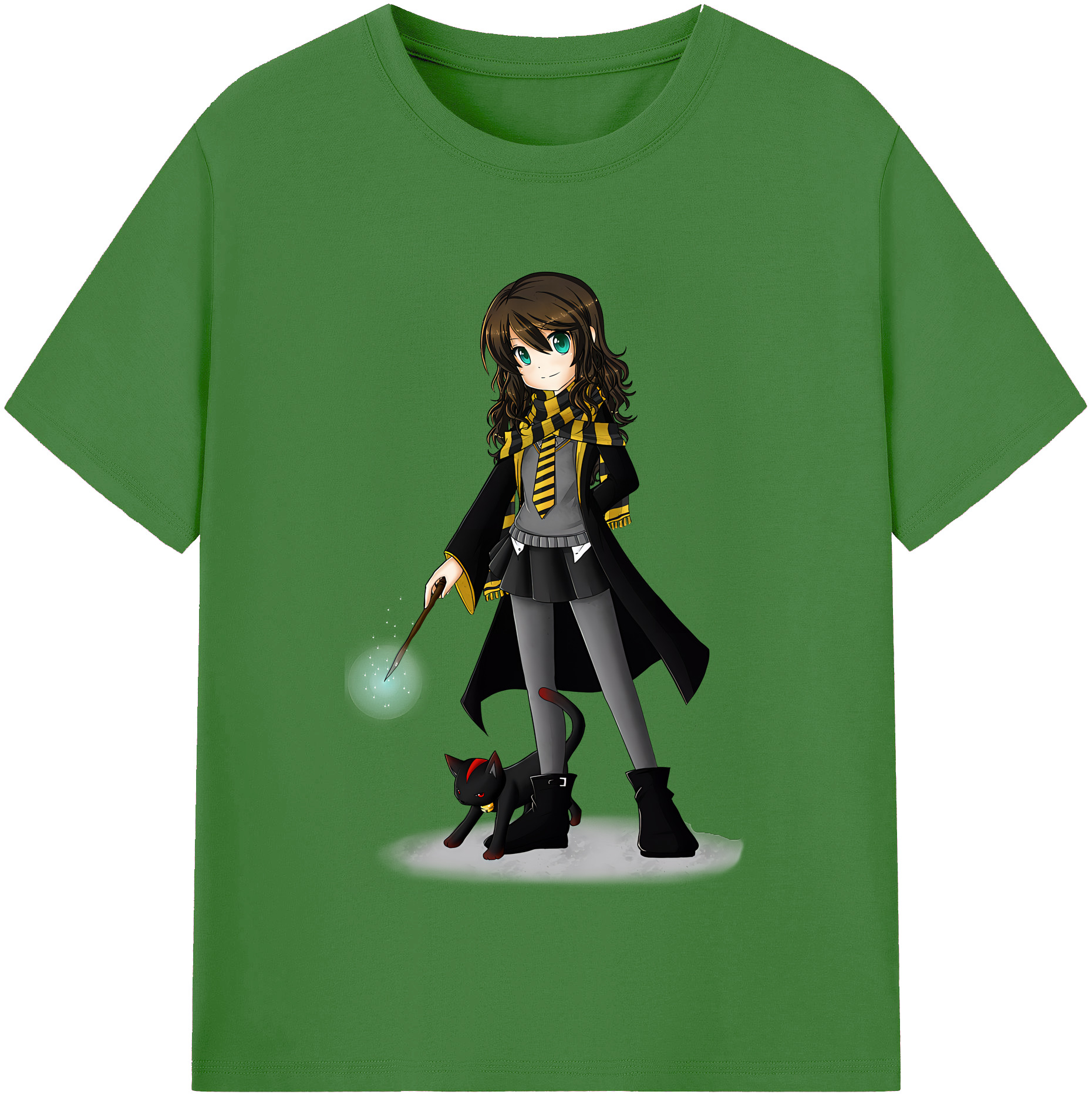 （画像用） Harry Potter ハリー・ポッターシリーズ レディースカジュアルプリントTシャツ（綿100％）